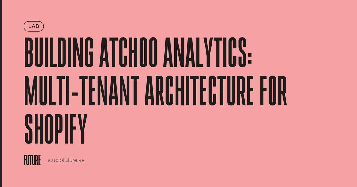 Atchoo Analytics: Multi-Tenant Shopify Architecture article thumbnail