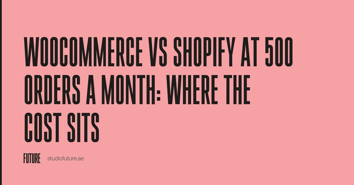 Image for WooCommerce vs Shopify at 500 Orders a Month: Where the Cost Sits